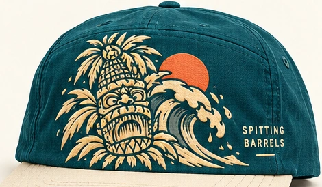 Tiki Break Teal + sand concept